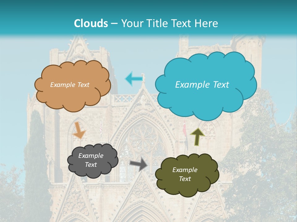 A Church With A Blue Sky In The Background PowerPoint Template