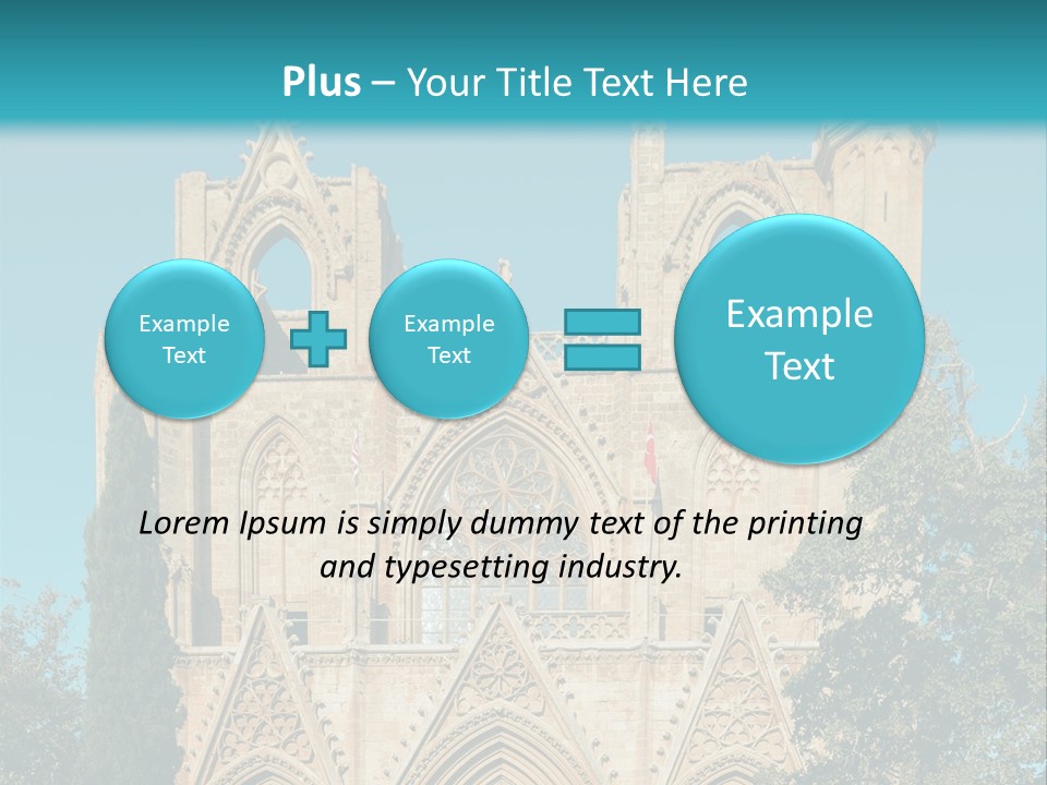 A Church With A Blue Sky In The Background PowerPoint Template