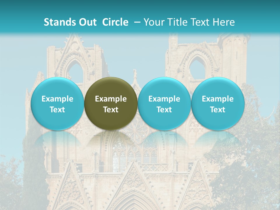 A Church With A Blue Sky In The Background PowerPoint Template