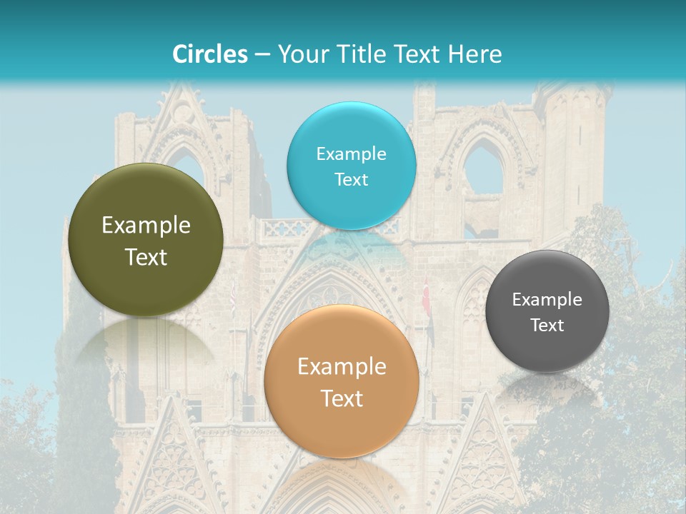 A Church With A Blue Sky In The Background PowerPoint Template