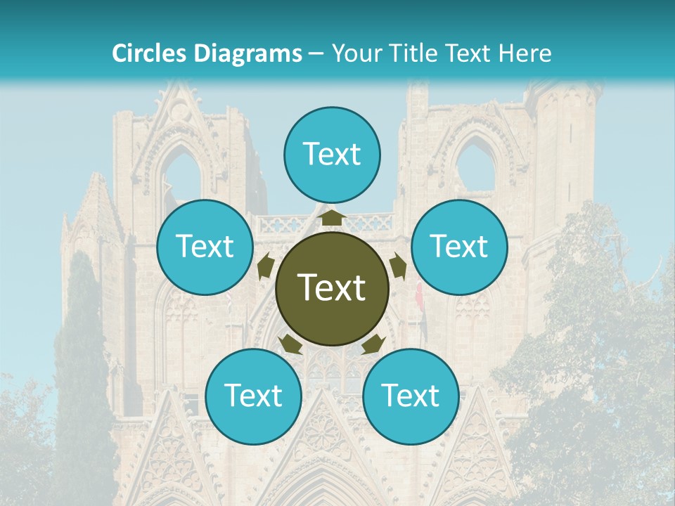 A Church With A Blue Sky In The Background PowerPoint Template