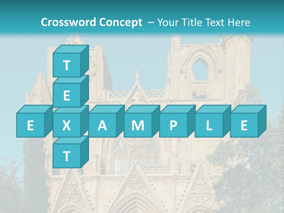 A Church With A Blue Sky In The Background PowerPoint Template