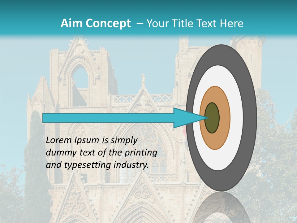 A Church With A Blue Sky In The Background PowerPoint Template