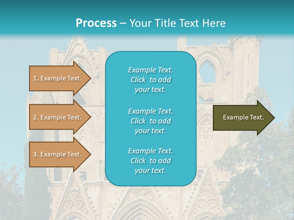 A Church With A Blue Sky In The Background PowerPoint Template