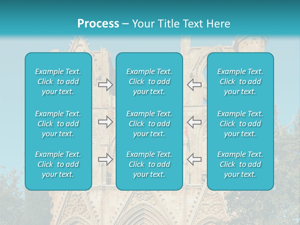 A Church With A Blue Sky In The Background PowerPoint Template