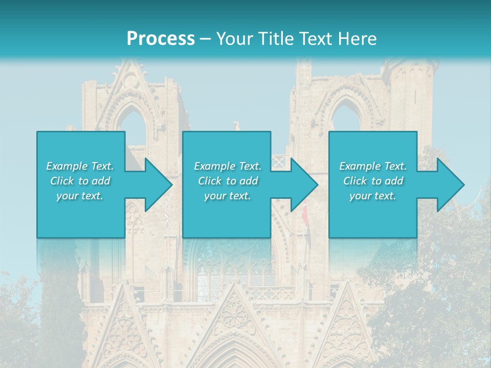 A Church With A Blue Sky In The Background PowerPoint Template