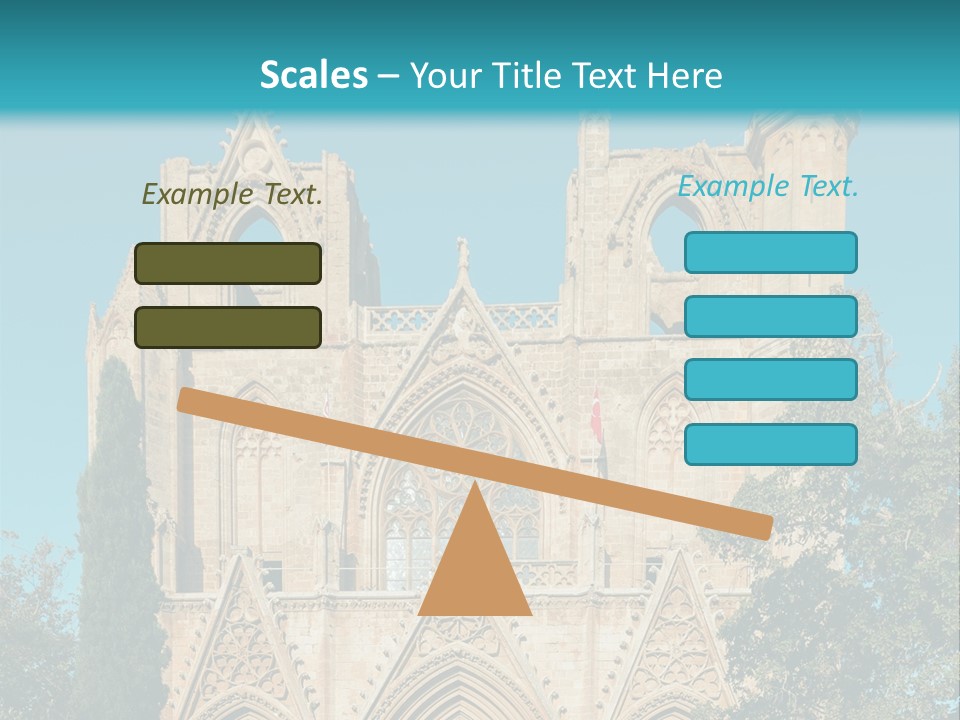 A Church With A Blue Sky In The Background PowerPoint Template