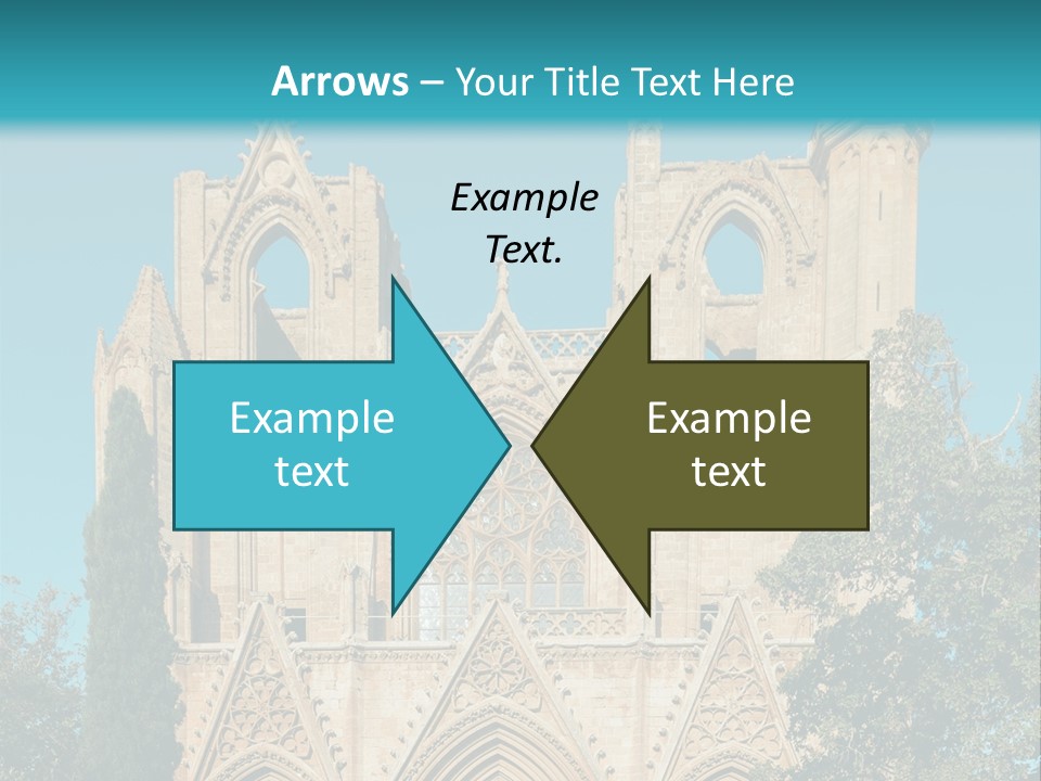A Church With A Blue Sky In The Background PowerPoint Template