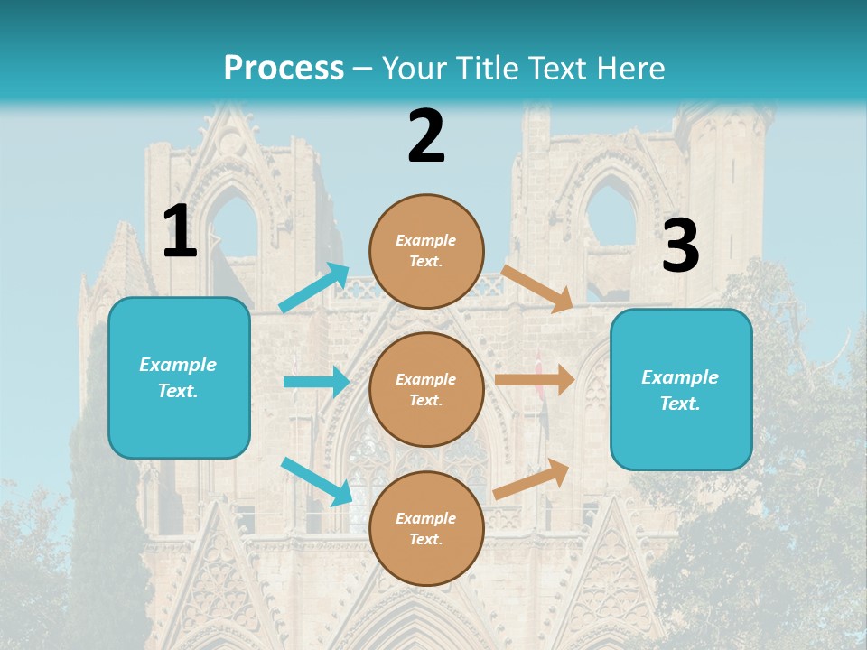 A Church With A Blue Sky In The Background PowerPoint Template