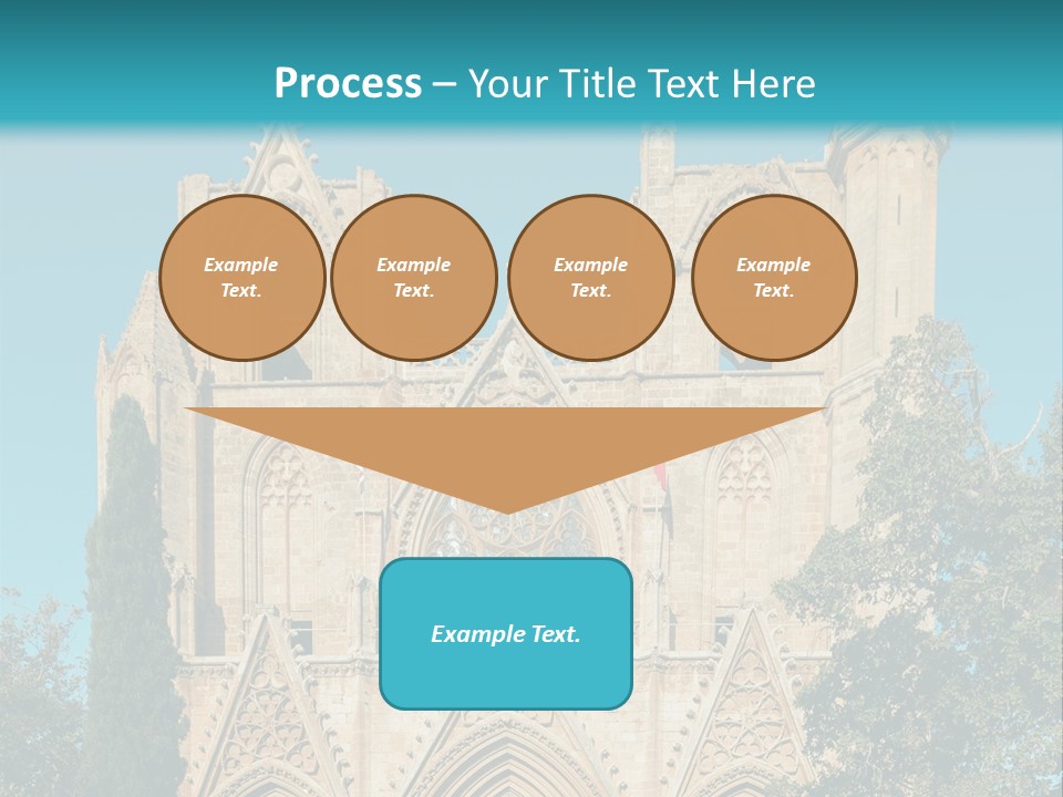 A Church With A Blue Sky In The Background PowerPoint Template