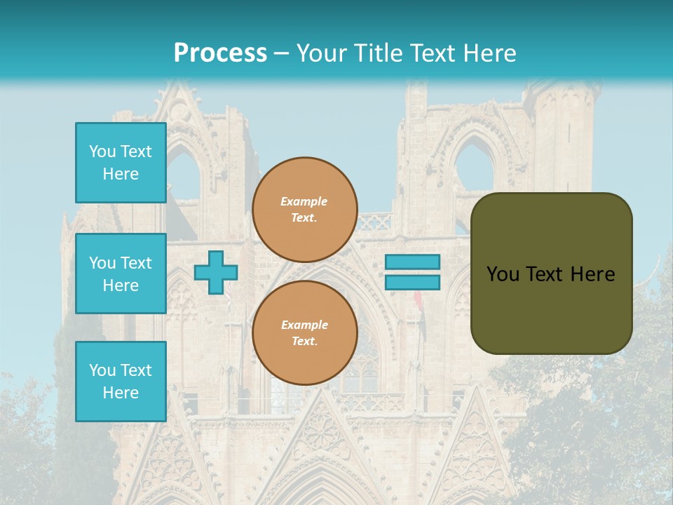 A Church With A Blue Sky In The Background PowerPoint Template