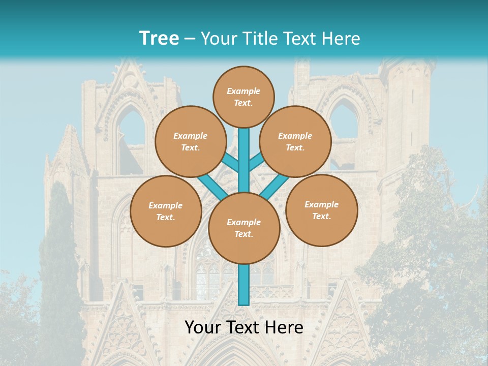 A Church With A Blue Sky In The Background PowerPoint Template