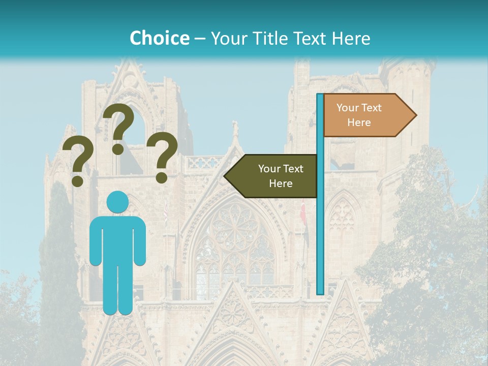 A Church With A Blue Sky In The Background PowerPoint Template