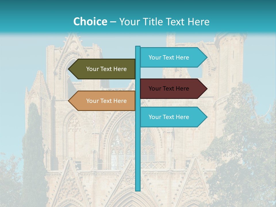 A Church With A Blue Sky In The Background PowerPoint Template
