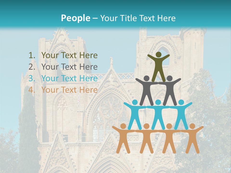 A Church With A Blue Sky In The Background PowerPoint Template