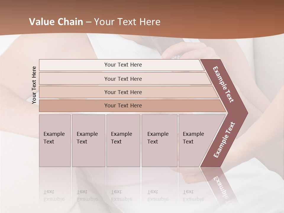 A Man Sitting On A Couch Eating An Apple PowerPoint Template