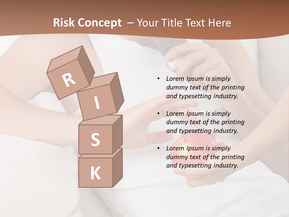 A Man Sitting On A Couch Eating An Apple PowerPoint Template
