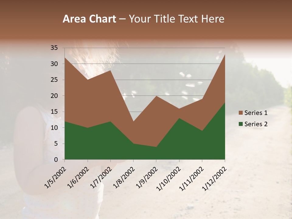 A Little Girl Blowing A Dandelion On A Dirt Road PowerPoint Template
