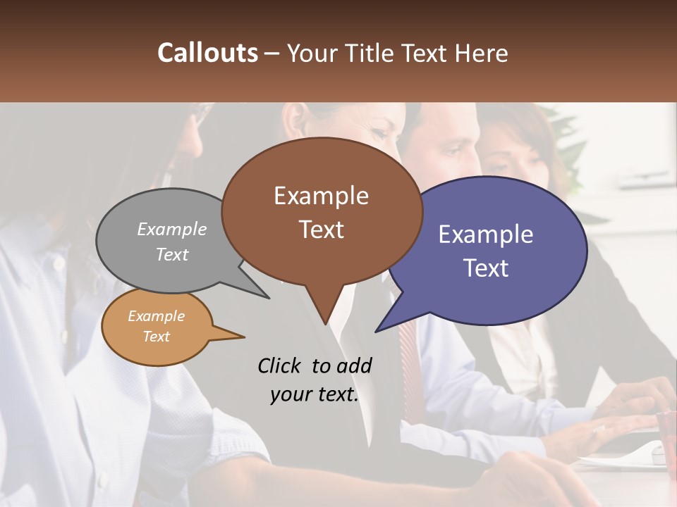 A Group Of People Sitting At A Table Working On A Computer PowerPoint Template