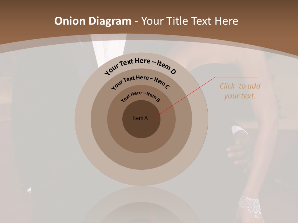 A Man In A Tuxedo And A Woman In A Black Dress PowerPoint Template