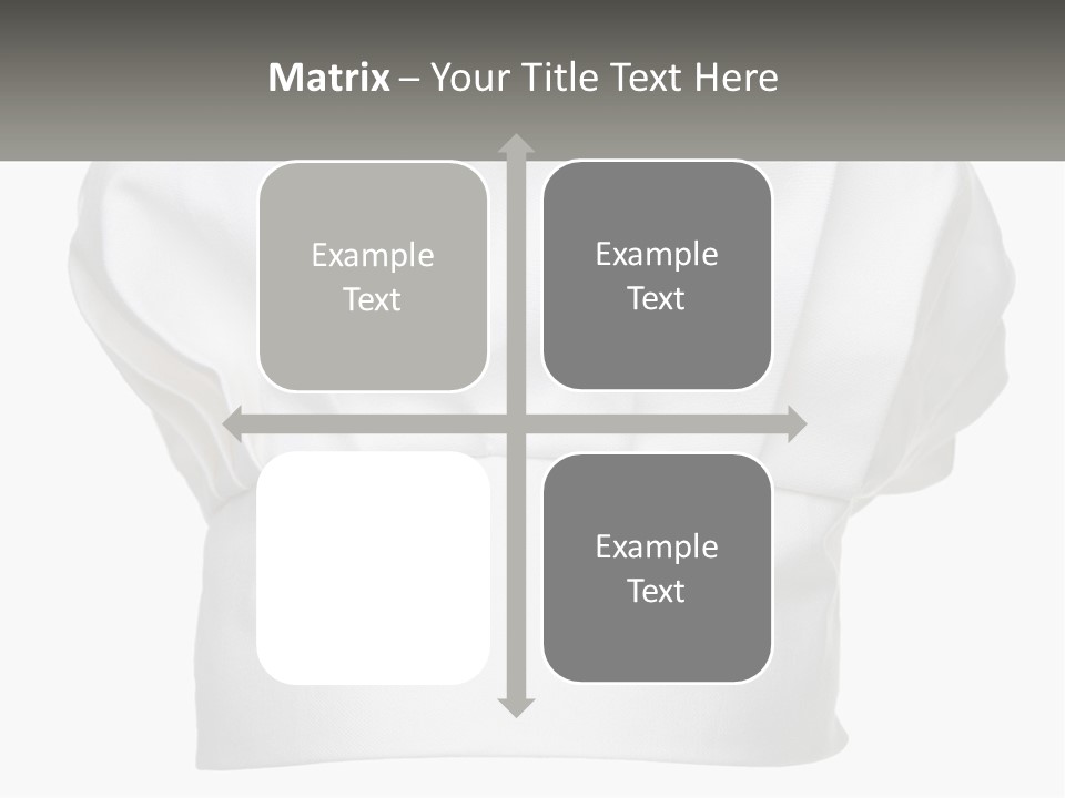 A Chef's Hat With The Name Of The Chef On It PowerPoint Template