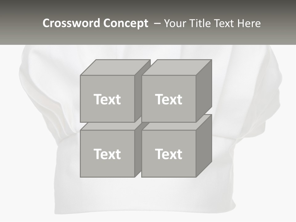 A Chef's Hat With The Name Of The Chef On It PowerPoint Template