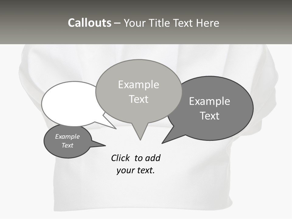 A Chef's Hat With The Name Of The Chef On It PowerPoint Template