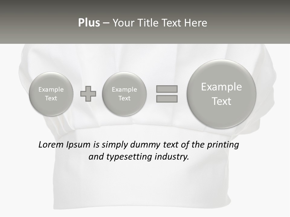 A Chef's Hat With The Name Of The Chef On It PowerPoint Template