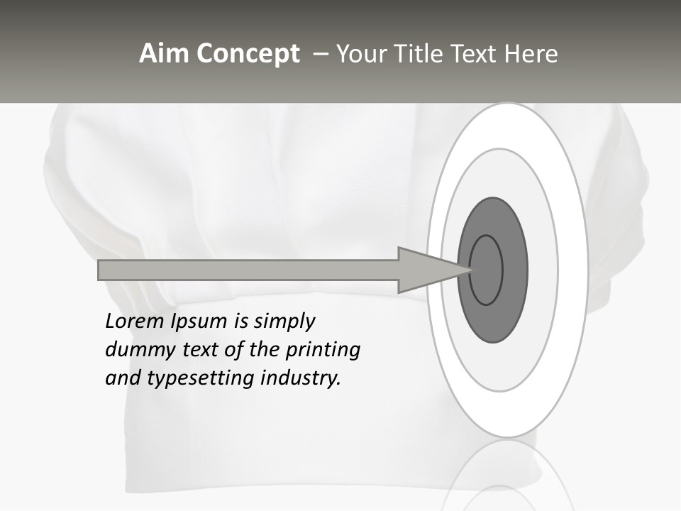 A Chef's Hat With The Name Of The Chef On It PowerPoint Template