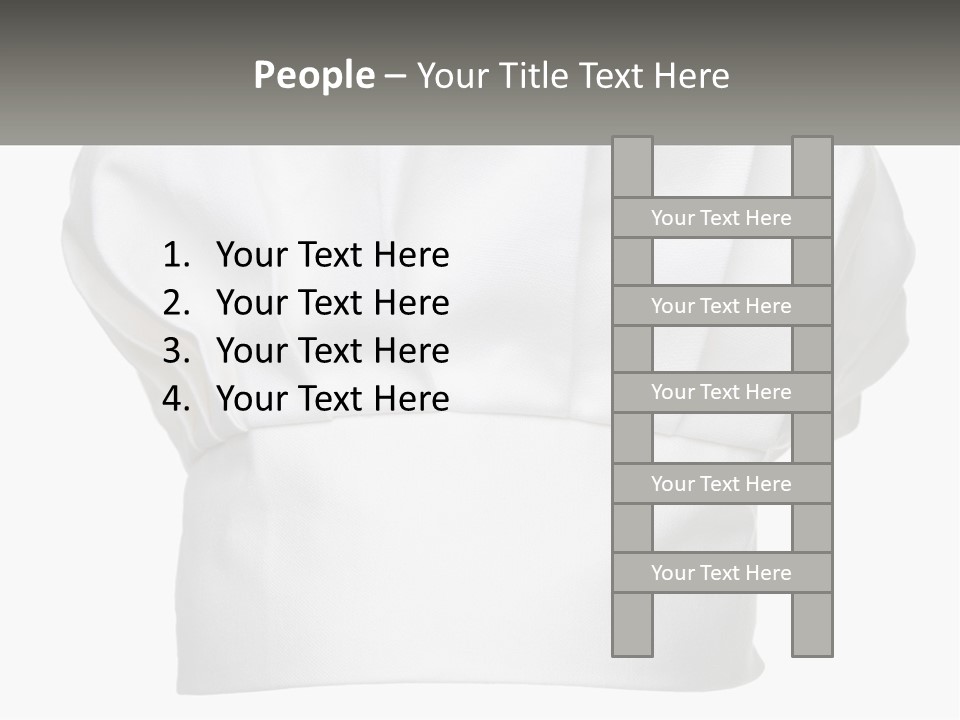 A Chef's Hat With The Name Of The Chef On It PowerPoint Template