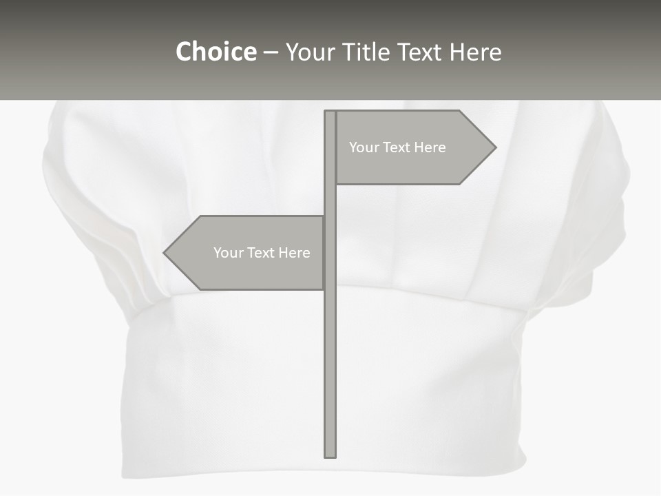 A Chef's Hat With The Name Of The Chef On It PowerPoint Template