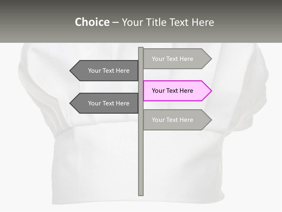 A Chef's Hat With The Name Of The Chef On It PowerPoint Template