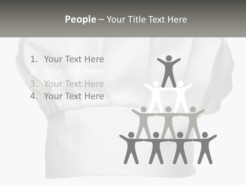 A Chef's Hat With The Name Of The Chef On It PowerPoint Template