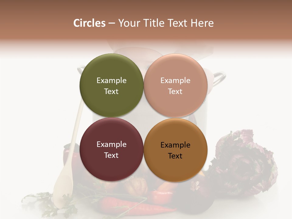 A Baby In A Pot With A Chef's Hat On PowerPoint Template