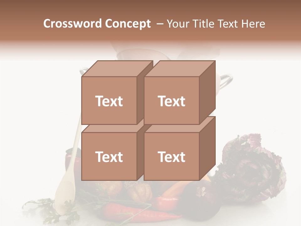 A Baby In A Pot With A Chef's Hat On PowerPoint Template