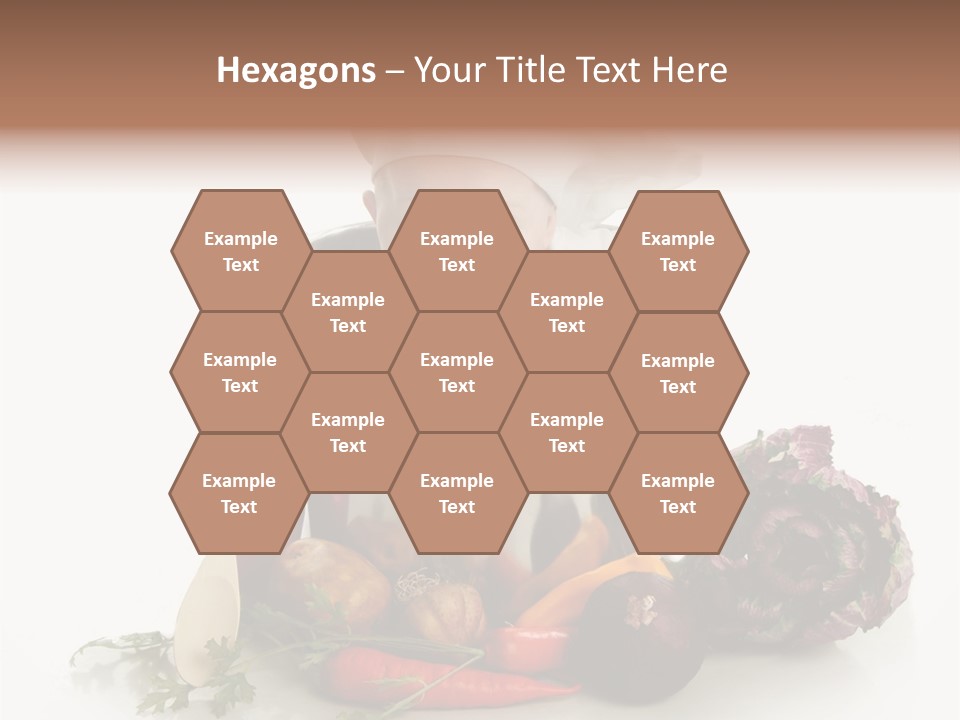 A Baby In A Pot With A Chef's Hat On PowerPoint Template