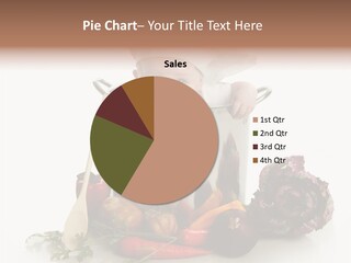 A Baby In A Pot With A Chef's Hat On PowerPoint Template