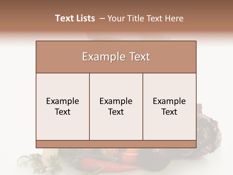 A Baby In A Pot With A Chef's Hat On PowerPoint Template