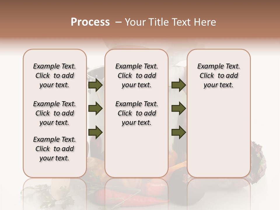A Baby In A Pot With A Chef's Hat On PowerPoint Template