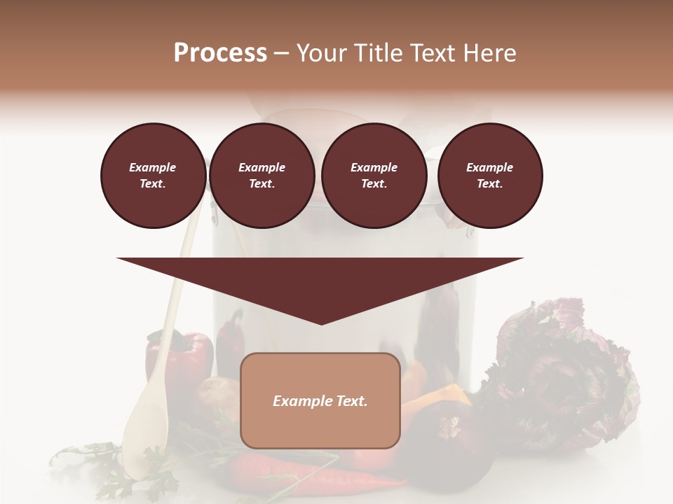 A Baby In A Pot With A Chef's Hat On PowerPoint Template