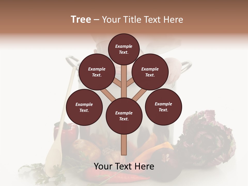 A Baby In A Pot With A Chef's Hat On PowerPoint Template