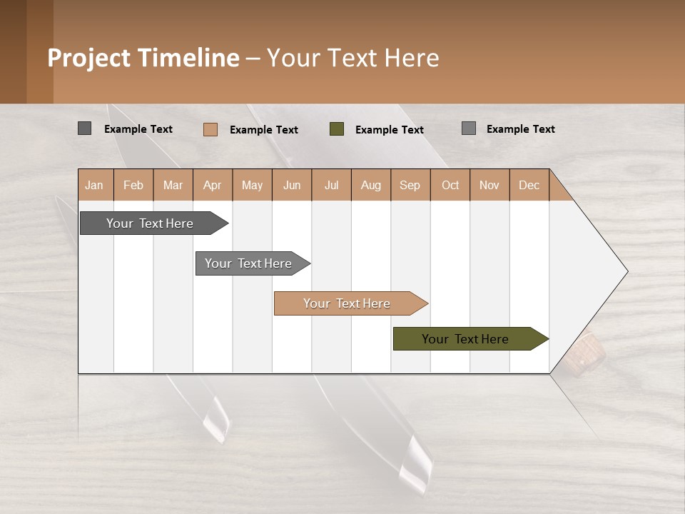 A Knife And A Cutting Board On A Table PowerPoint Template