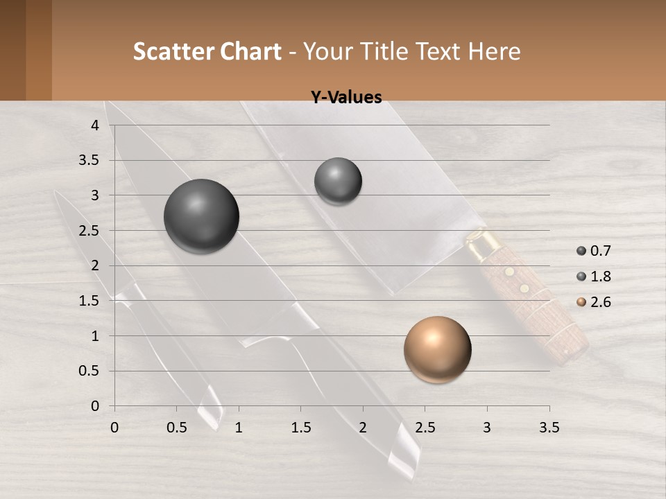 A Knife And A Cutting Board On A Table PowerPoint Template
