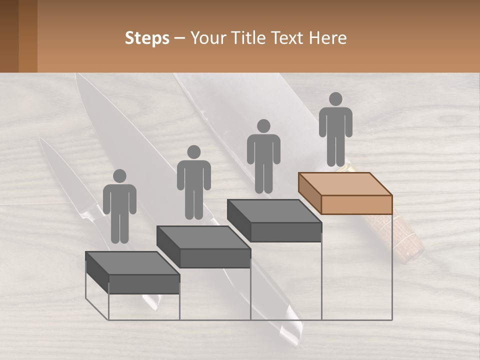A Knife And A Cutting Board On A Table PowerPoint Template
