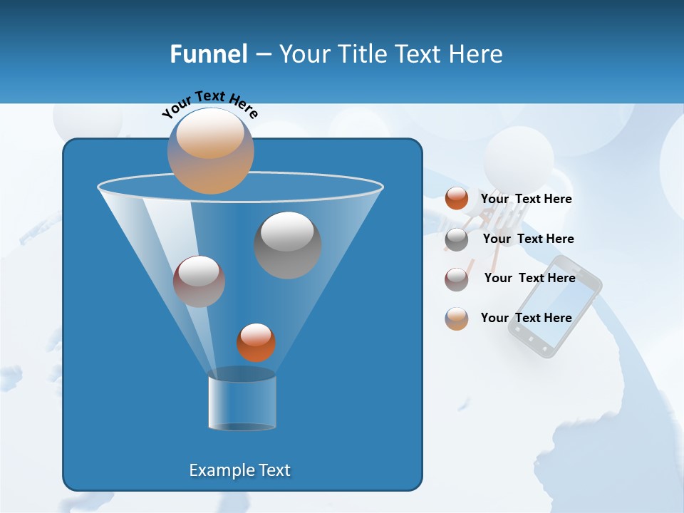 A Group Of Cell Phones Sitting On Top Of A Globe PowerPoint Template