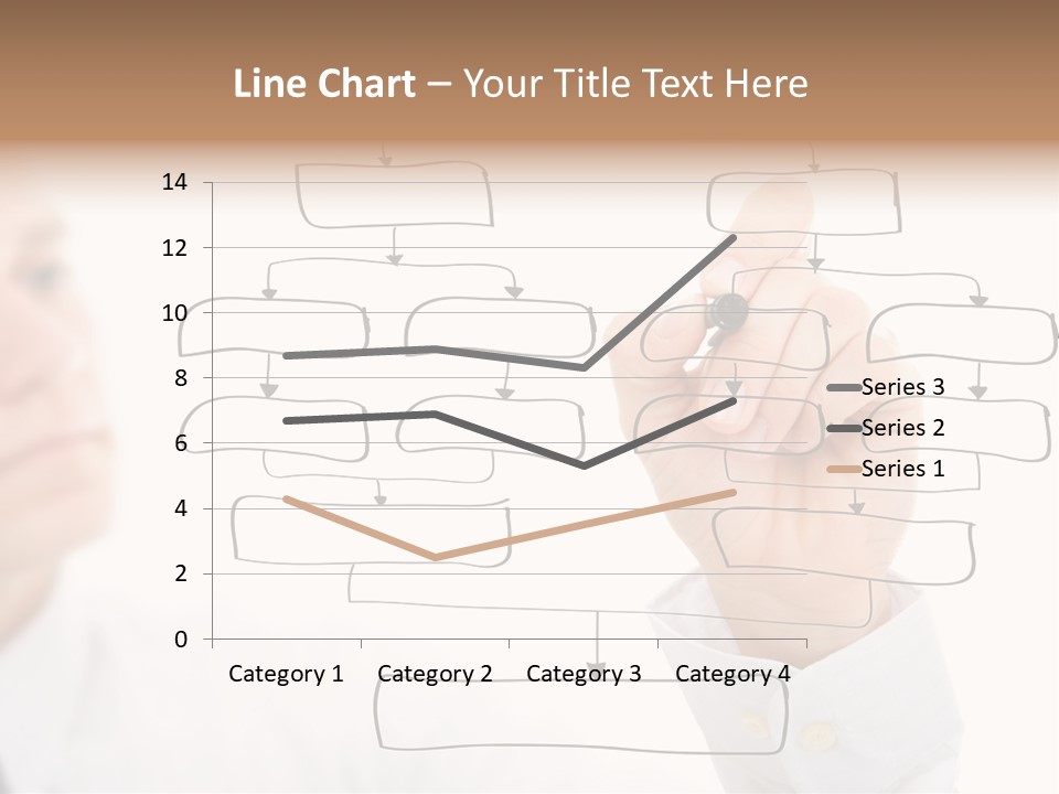 A Man Writing On A White Board With A Marker PowerPoint Template