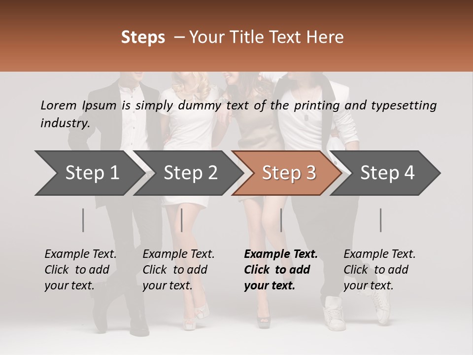 A Group Of People Standing Next To Each Other Holding A Sign PowerPoint Template