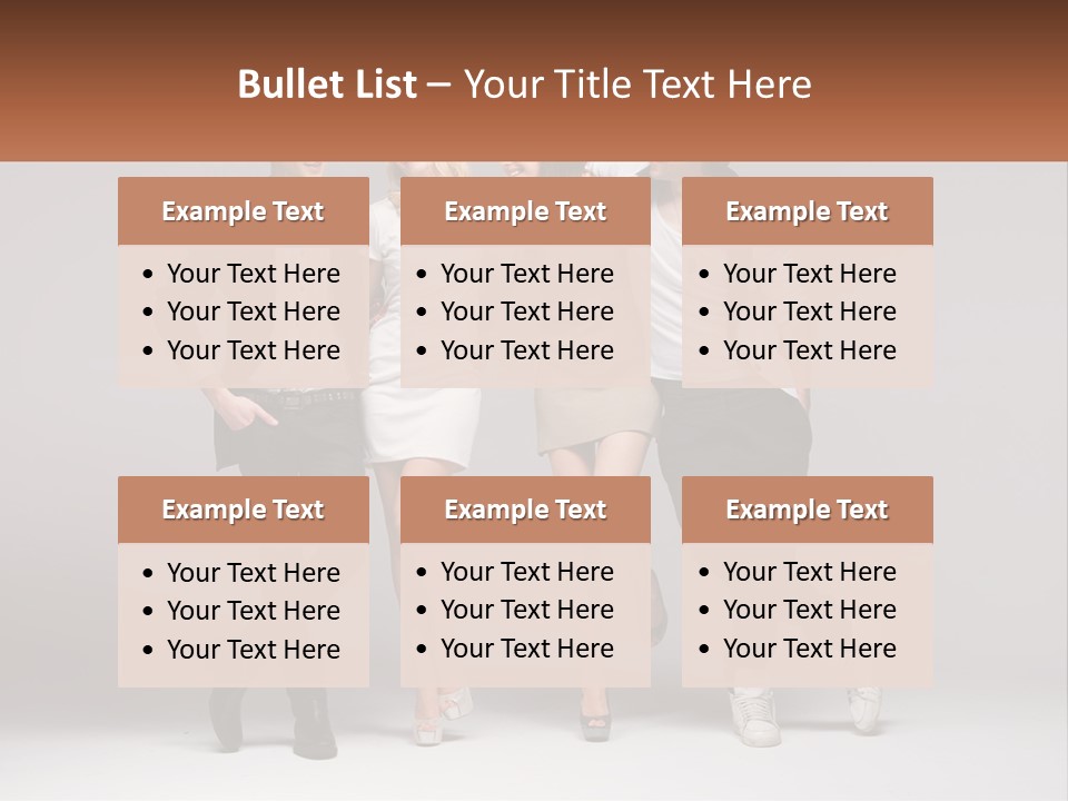 A Group Of People Standing Next To Each Other Holding A Sign PowerPoint Template