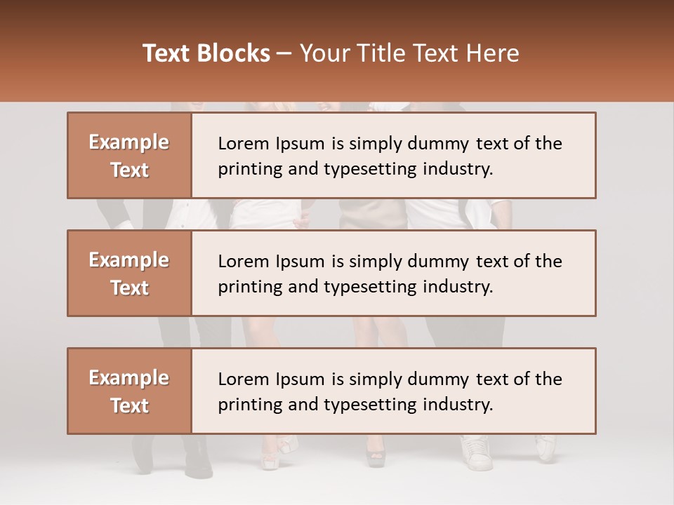 A Group Of People Standing Next To Each Other Holding A Sign PowerPoint Template