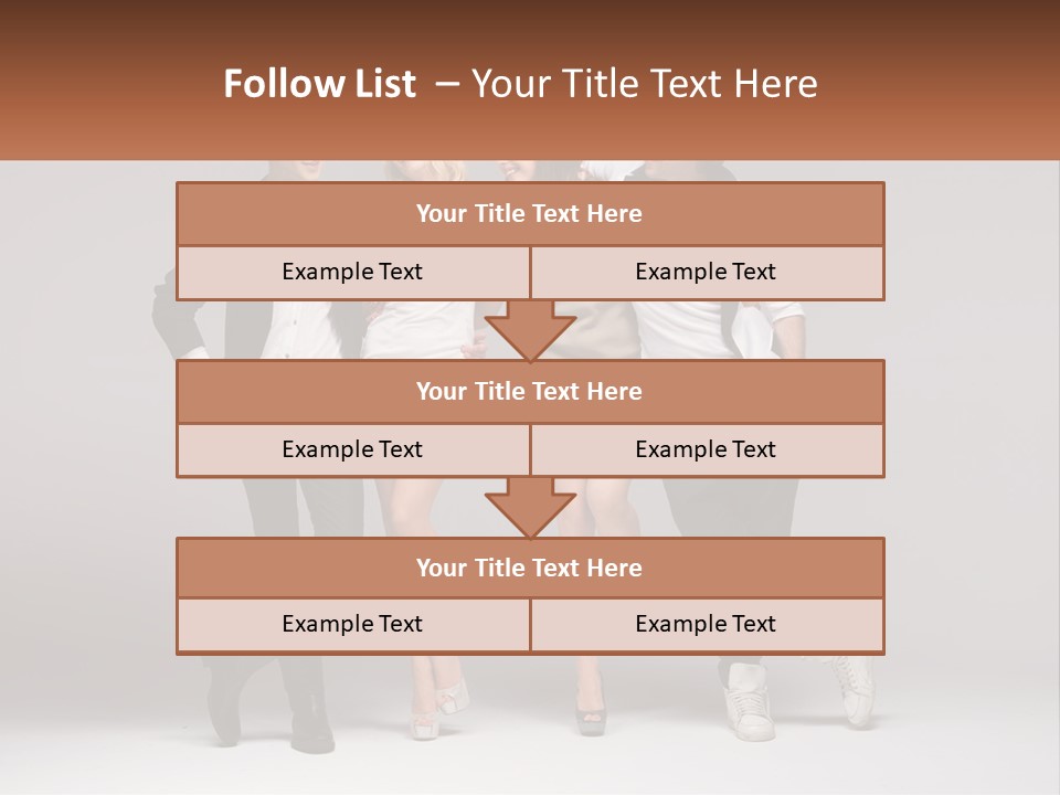 A Group Of People Standing Next To Each Other Holding A Sign PowerPoint Template
